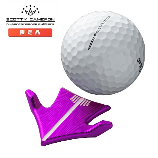 スコッティキャメロン エアロアライメントツール ボールマーカーブライトディップ バイオレット Sco...