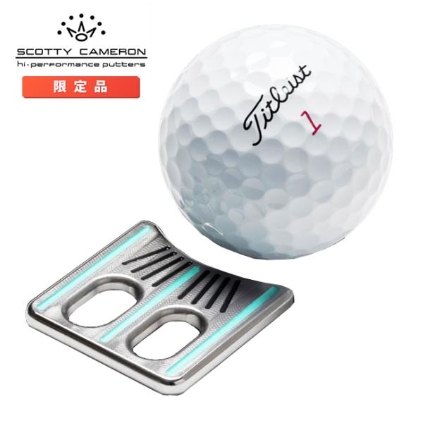スコッティキャメロン ボールアライメントスクエアーツール ボールマーカー ラージ スコッティブルー ...