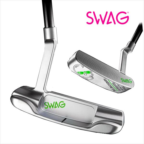 SWAG GOLF スワッグ ゴルフ ハンサム ONE パター グリーン Handsome ワン G...