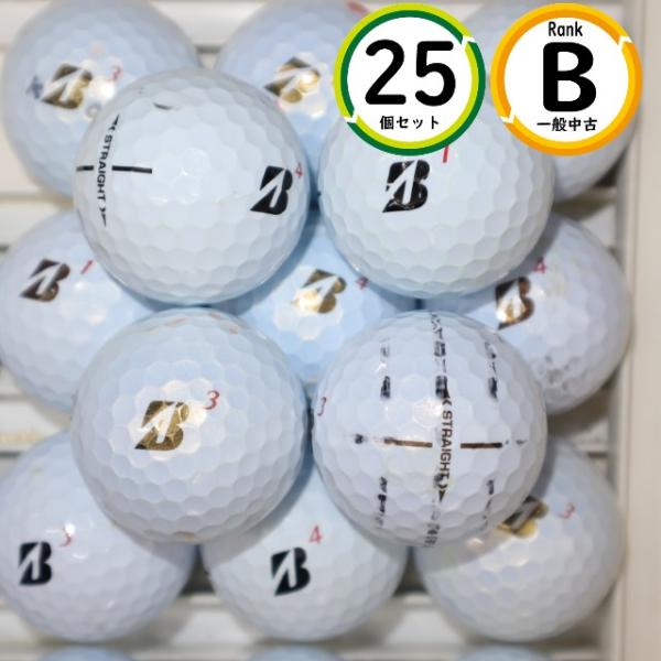 25個 2023年モデル ブリヂストンゴルフ スーパーストレート ホワイト Bランク 中古 ロストボ...