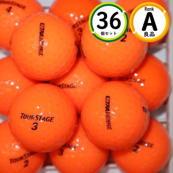 Aランク 36個 エクストラディスタンス オレンジカラー 良品 ロストボール ブリヂストン ブリジス...