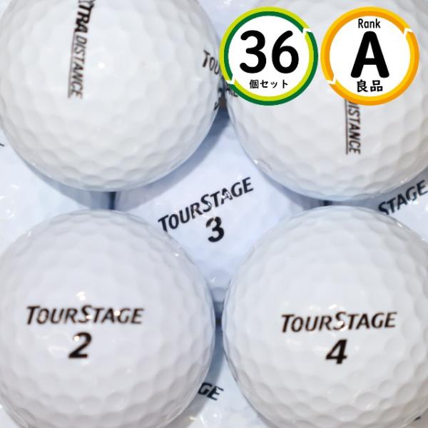 Aランク 36個 ツアーステージ エクストラディスタンス 良品 ロストボール ブリヂストン ブリジス...