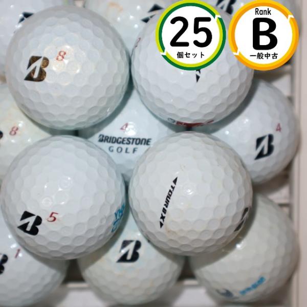 25個 TOUR B X Bランク ホワイト ブリヂストン ツアーｂ 中古 ロストボール 送料無料