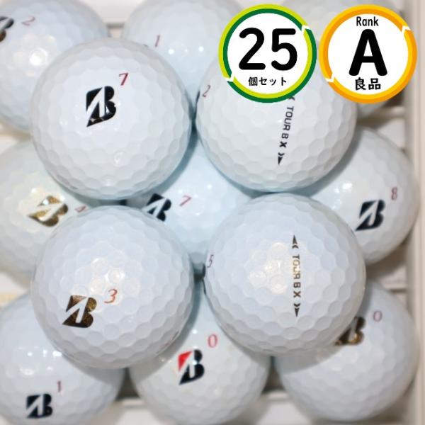 Aランク 2022年モデル TOURB X 25個 ホワイト ブリヂストン ツアーｂ ロストボール ...