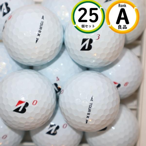Aランク 2022年モデル TOURB X 25個 ホワイト ブリヂストン ツアーｂ ロストボール ...