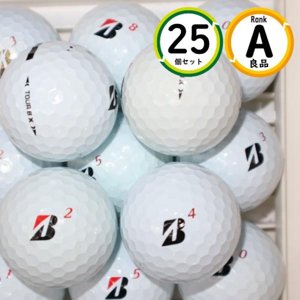 Aランク 2022年モデル TOURB X 25個 ホワイト ブリヂストン ツアーｂ ロストボール ...