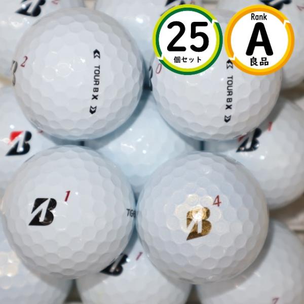 Aランク 25個 2024年モデル TOURB X ホワイト ブリヂストン ツアーｂ ロストボール ...