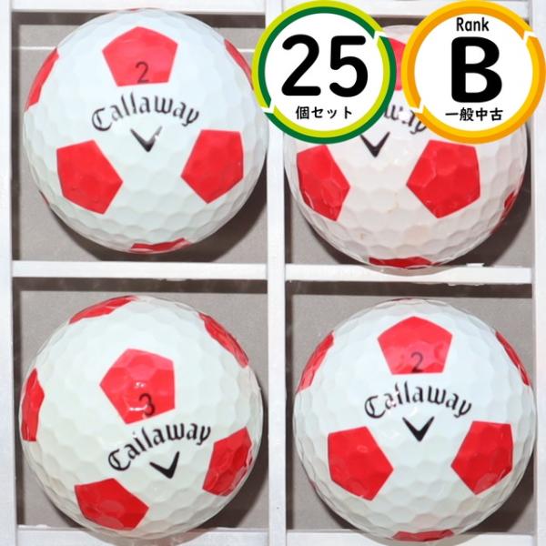 上級者向け キャロウェイ クロムソフトX TRUVIS 25球 Bランク スピン性能・グリーンで止め...