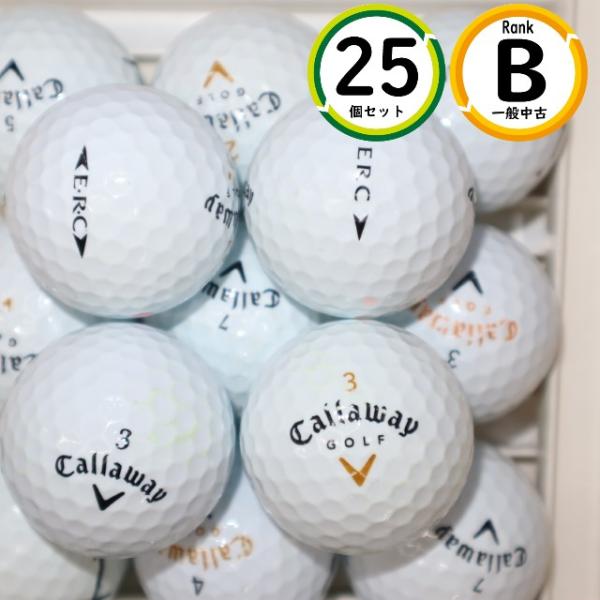 25個 キャロウェイ ERC Bランク 中古 CALLAWAY ロストボール 送料無料
