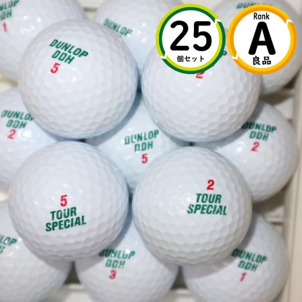 Aランク 25個 ダンロップ ツアースペシャル ソフトフィーリング 良品 白 ロストボール 送料無料