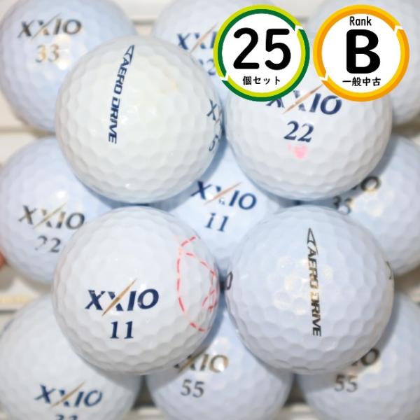 25個 XXIO AERO DRIVE Bランク ゼクシオ エアロドライブ ダンロップ 中古 ロスト...