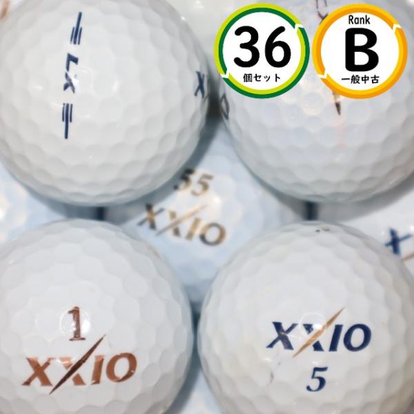 36個 ゼクシオ XXIO 混合 Bランク 白 ダンロップ DUNLOP 中古 ロストボール 送料無...