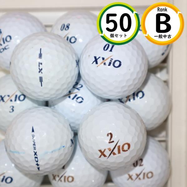 50個 ゼクシオ XXIOシリーズ 混合 Bランク 白 ダンロップ DUNLOP 中古 送料無料 ロ...