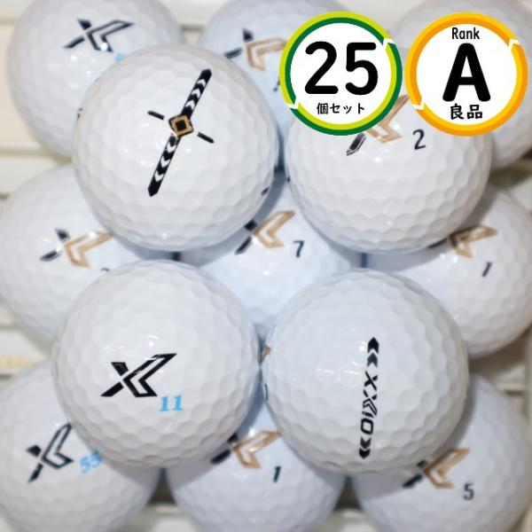 Aランク 25個 ゼクシオ エックス 良品 ホワイト ダンロップ XXIO X ロストボール 送料無...