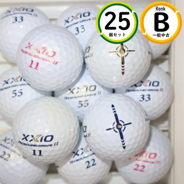 25個 ゼクシオ リバウンド ドライブ Bランク ホワイト XXIO REBOUND DRIVE 中...