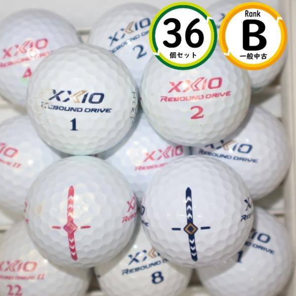36個 ゼクシオ リバウンド ドライブ Bランク ホワイト XXIO REBOUND DRIVE 中...