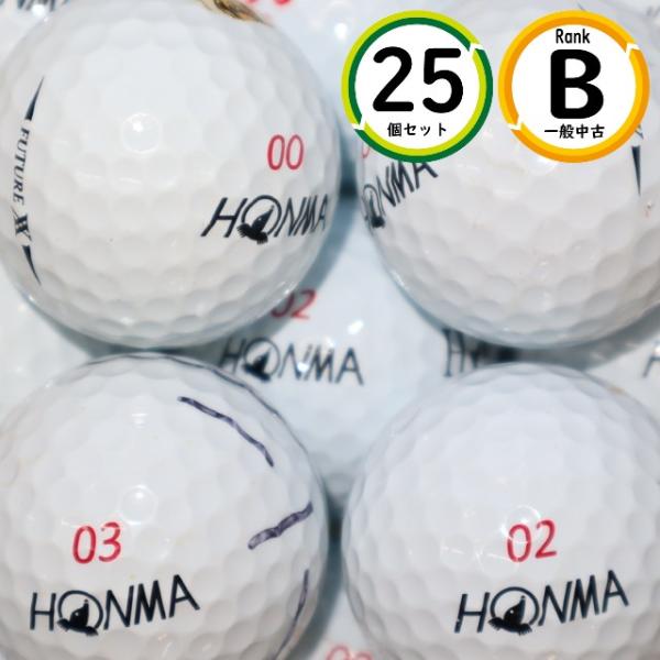 25個 ホンマ FUTURE XX Bランク ホワイト  HONMA 中古 ロストボール ゴルフボー...