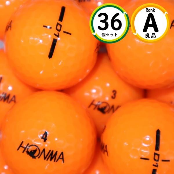 Aランク 36個 2024年モデル D1 良品 オレンジカラー ホンマ  HONMA ロストボール ...