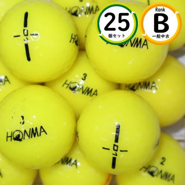 25個 2024年モデル D1 ホンマ イエロー カラーボール Bランク  HONMA 中古 ロスト...