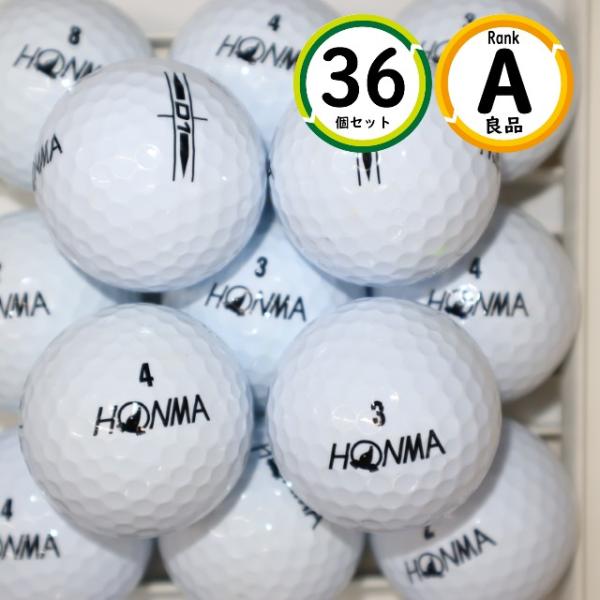 Aランク 36個 D1 2022年モデル 良品 ホンマ ホワイト  HONMA ロストボール ゴルフ...