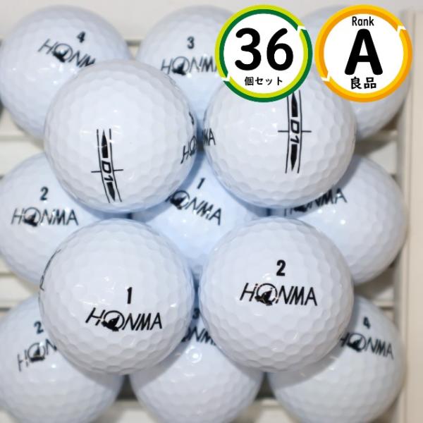 Aランク 36個 D1 2022年モデル 良品 ホンマ ホワイト  HONMA ロストボール ゴルフ...