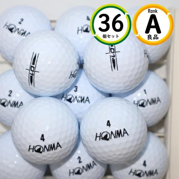 Aランク 36個 D1 2022年モデル 良品 ホンマ ホワイト  HONMA ロストボール ゴルフ...