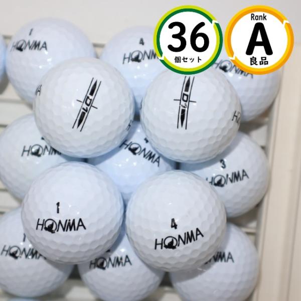 Aランク 36個 D1 2022年モデル 良品 ホンマ ホワイト  HONMA ロストボール ゴルフ...