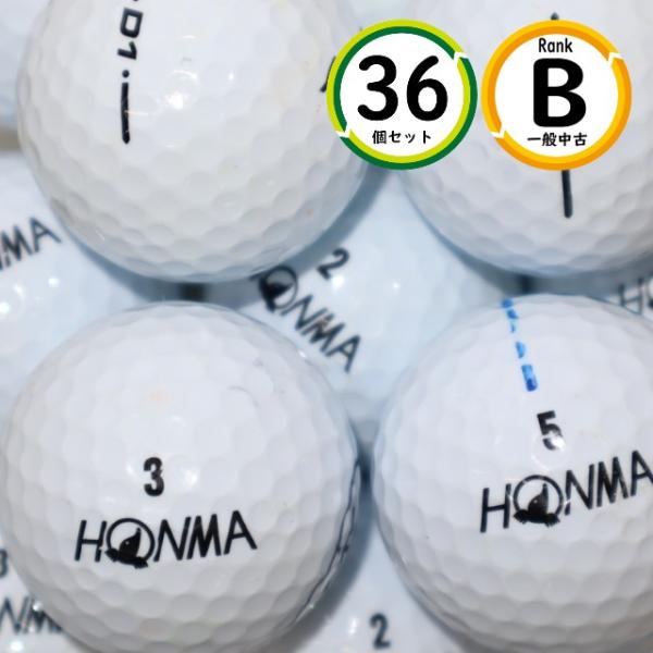 3ダース ホンマ D1 2018年モデル Bランク HONMA 中古 ロストボール ゴルフボール 送...