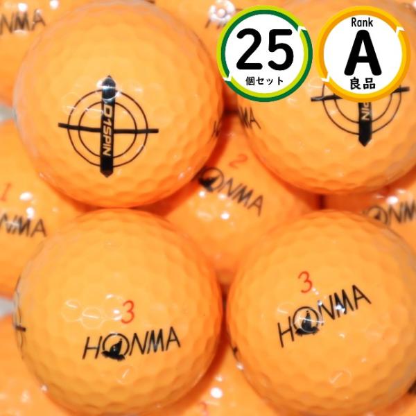 Aランク 25個 ホンマ D1 スピン オレンジカラー HONMA SPIN 良品 送料無料 ロスト...