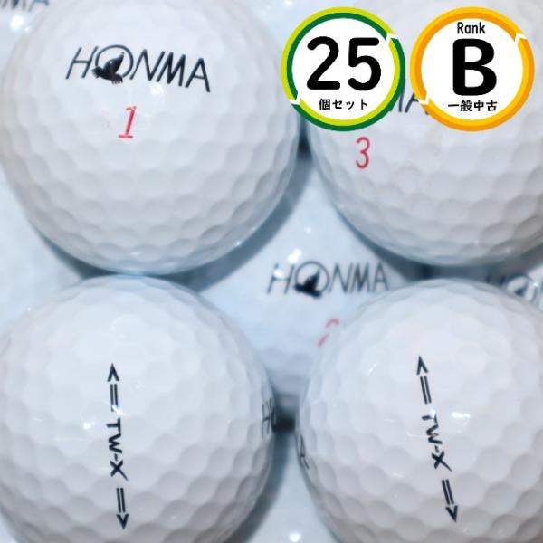 25個 ホンマ TW-X 2019年モデル ホワイト Bランク  HONMA 中古 ロストボール ゴ...