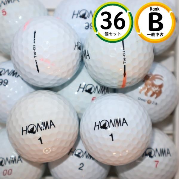 36個 ホンマ TWシリーズ混合 ホワイト Bランク  HONMA 中古 ロストボール ゴルフボール...