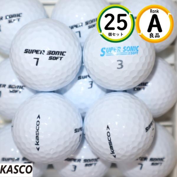 送料無料 キャスコ SUPER SONIC Aランク 良品 25個 ゴルフボール ロストボール ka...
