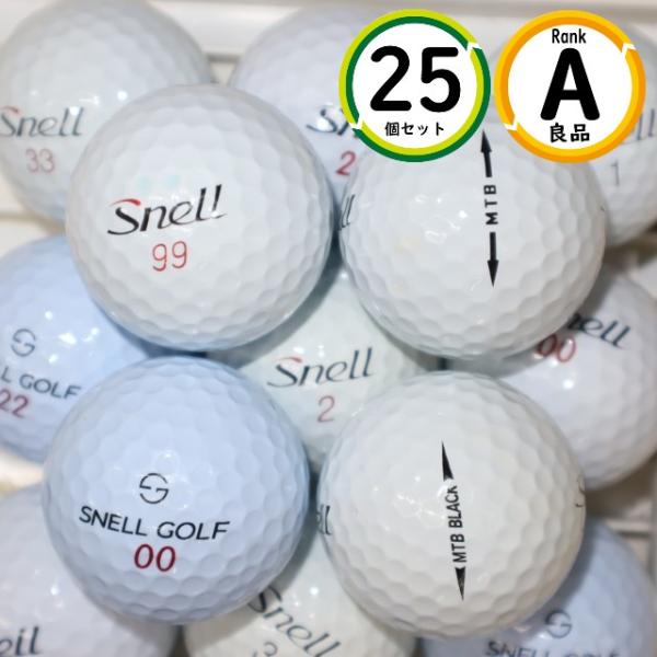 Aランク 25個 SNELL GOLF 混合 良品 スネル ロストボール 送料無料 snt