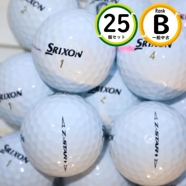 上級者向け ダンロップ スリクソン Z-star ダイヤモンド 25球 Bランク ロストボール 送料...