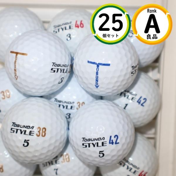 Aランク 25個 トブンダ STYLE 混合  良品 ホワイト TOBUNDA ロストボール 送料無...