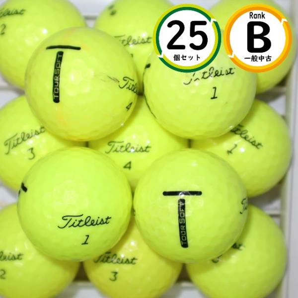 25個 2020年モデル タイトリスト ツアーソフト イエローカラー Bランク  TITLEIST ...