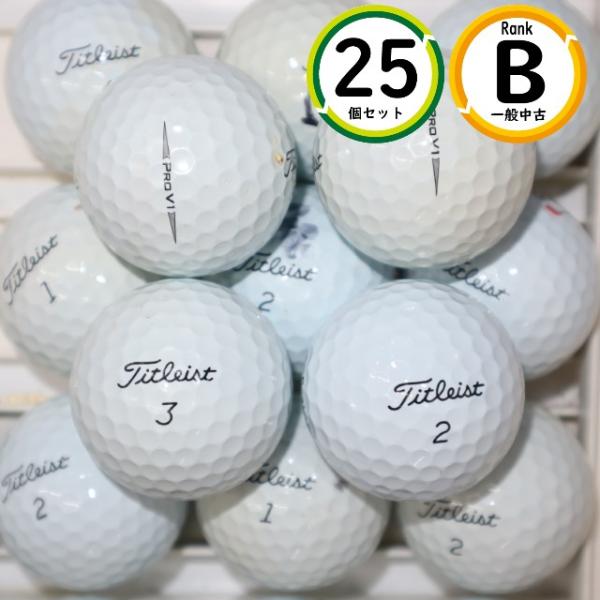 25個 プロV1 2019年〜20モデル prov1 '19 Bランク 白 タイトリスト 中古 ロス...