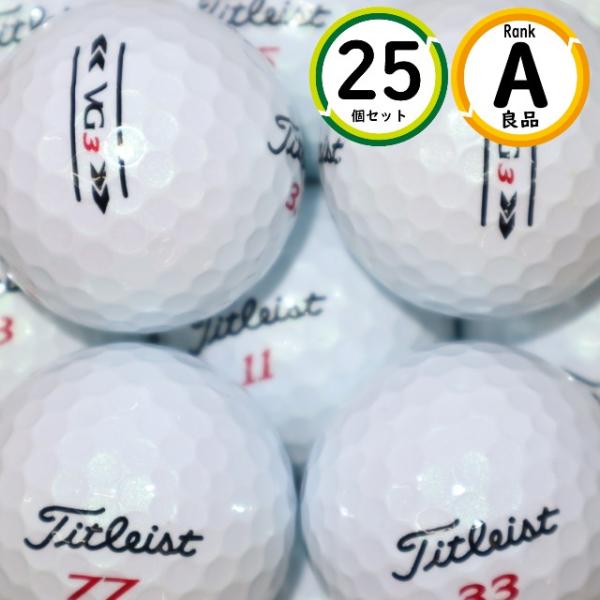 Aランク 25個 タイトリスト VG3 2022年モデル ホワイト 良品 TITLEIST ロストボ...