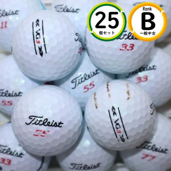 25個 タイトリスト VG3 2022年モデル ホワイト Bランク 中古 TITLEIST ロストボ...