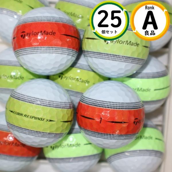 Aランク 25個 テーラーメイド  ツアーレスポンス ストライプ 良品 TAYLORMADE ロスト...