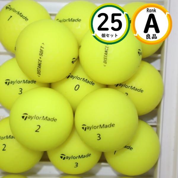 Aランク厳選 テーラーメイド DISTANCE PLUS SOFT 25球 傷ほぼなし・高品質 ロス...
