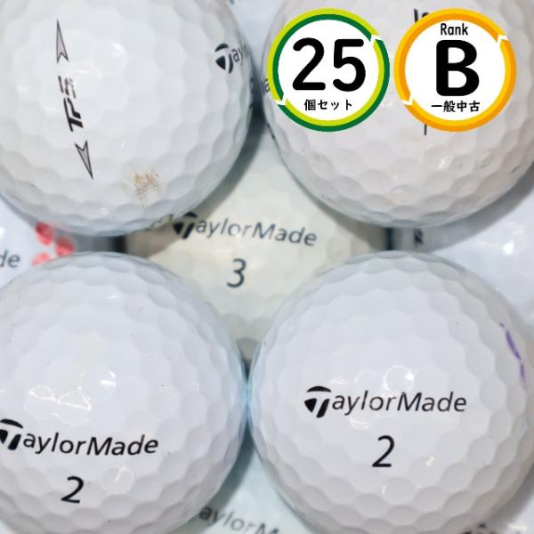 25個 TP5 テーラーメイド Bランク ホワイト TAYLORMADE 中古 ロストボール 送料無...