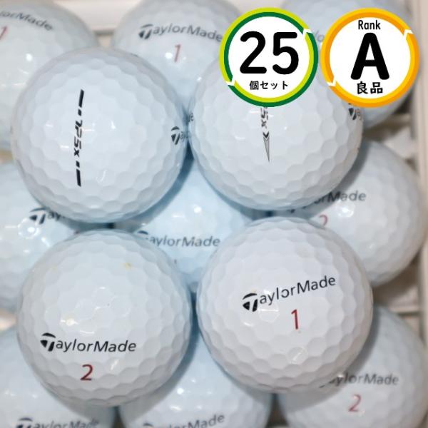 Aランク 25個 TP5X テーラーメイド 良品 ホワイト  TAYLORMADE ロストボール ゴ...