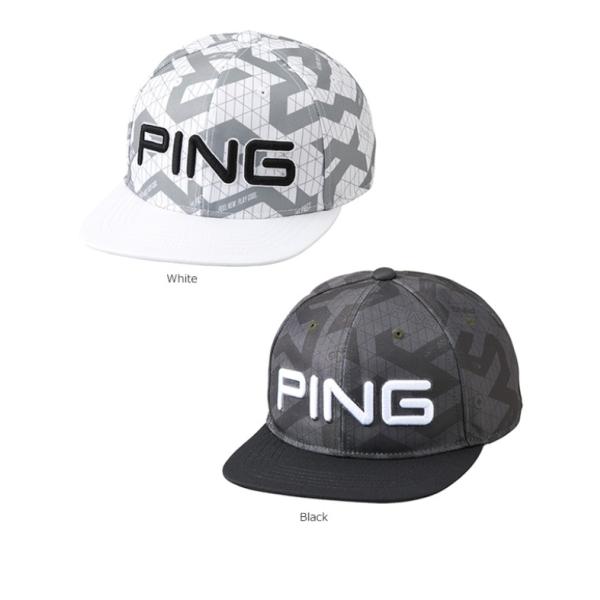 PING ピン スリーディメンショナルストラクチャー フラットビル HW-A2311 ゴルフ用品 帽...