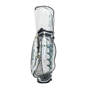 エンボスクロコ クリアキャディバッグ【ブラック】 : Golffreaks