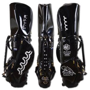 エンボスクロコ クリアキャディバッグ【ブラック】 : Golffreaks
