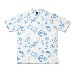 muta MARINE ハーフジップ ヘムリブ モックネックシャツ [全3色