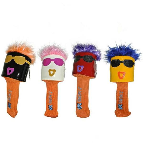 【特価処分品】オリジナル ロック歌手 エナメル PUレザー ドライバー ヘッドカバー ゴルフ 286...