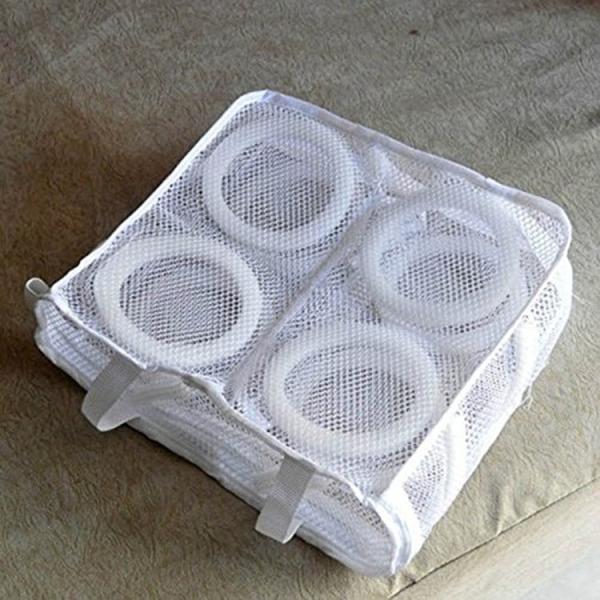 【メール便配送無料】ゴルフ シューズケース メッシュランドリーバッグ 靴乾燥 洗濯 AH051