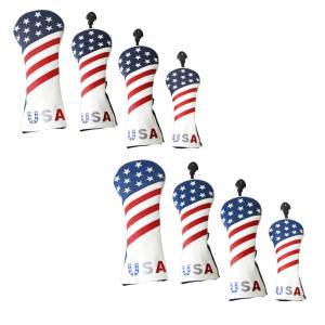 【特価処分品】【バラ売】 PUレザー USA ヘッドカバー（全２色） (#1・#3・#5・UT) ドライバー フェアウェイ ユーティリティ AH126 【セール品・アウトレット】